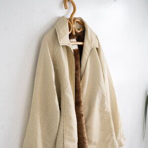 Vintage London Fog Men’s Jacket lined with Faux Fur